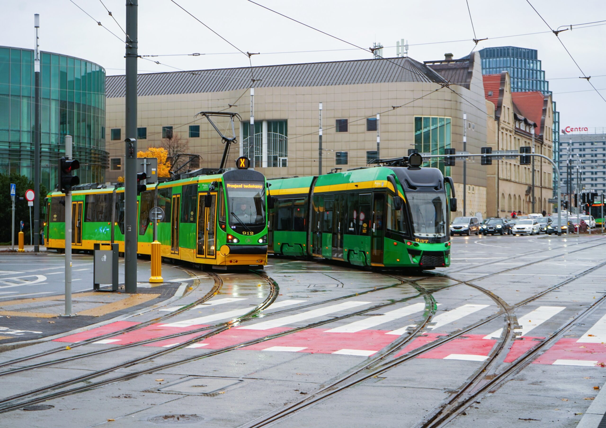 🚋Próbny przejazd tramwajów na jednej z Poznańskich inwestycji